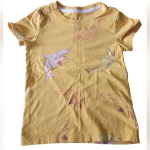 Boy's Cat & Jack yellow shark cotton teen 2T